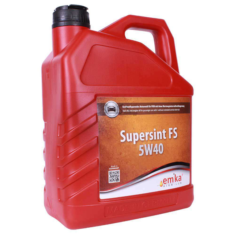 روغن موتور خودرو امکا مدل Supersint FS 5W40 حجم 5000 میلی لیتر