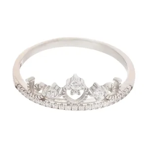 انگشتر نقره زنانه کد 104003238-1