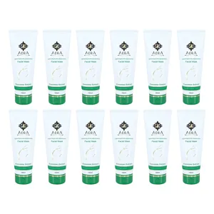 ماسک صورت آدرا مدل Cucumber Extract حجم 100 میلی لیتر مجموعه 12 عددی