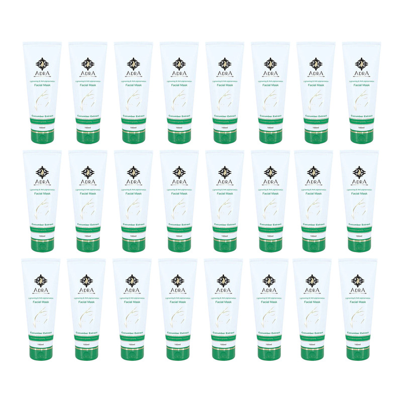 ماسک صورت آدرا مدل Cucumber Extract حجم 100 میلی لیتر مجموعه 24 عددی