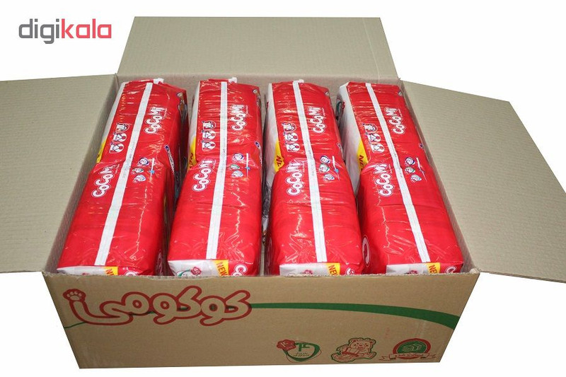 پوشک کوکومی مدل Eco40 سایز 4 بسته 4 عددی