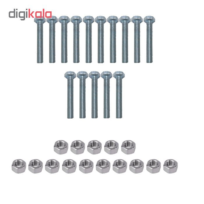 مجموعه 30 عددی پیچ و مهره مدل BD 1003033.37