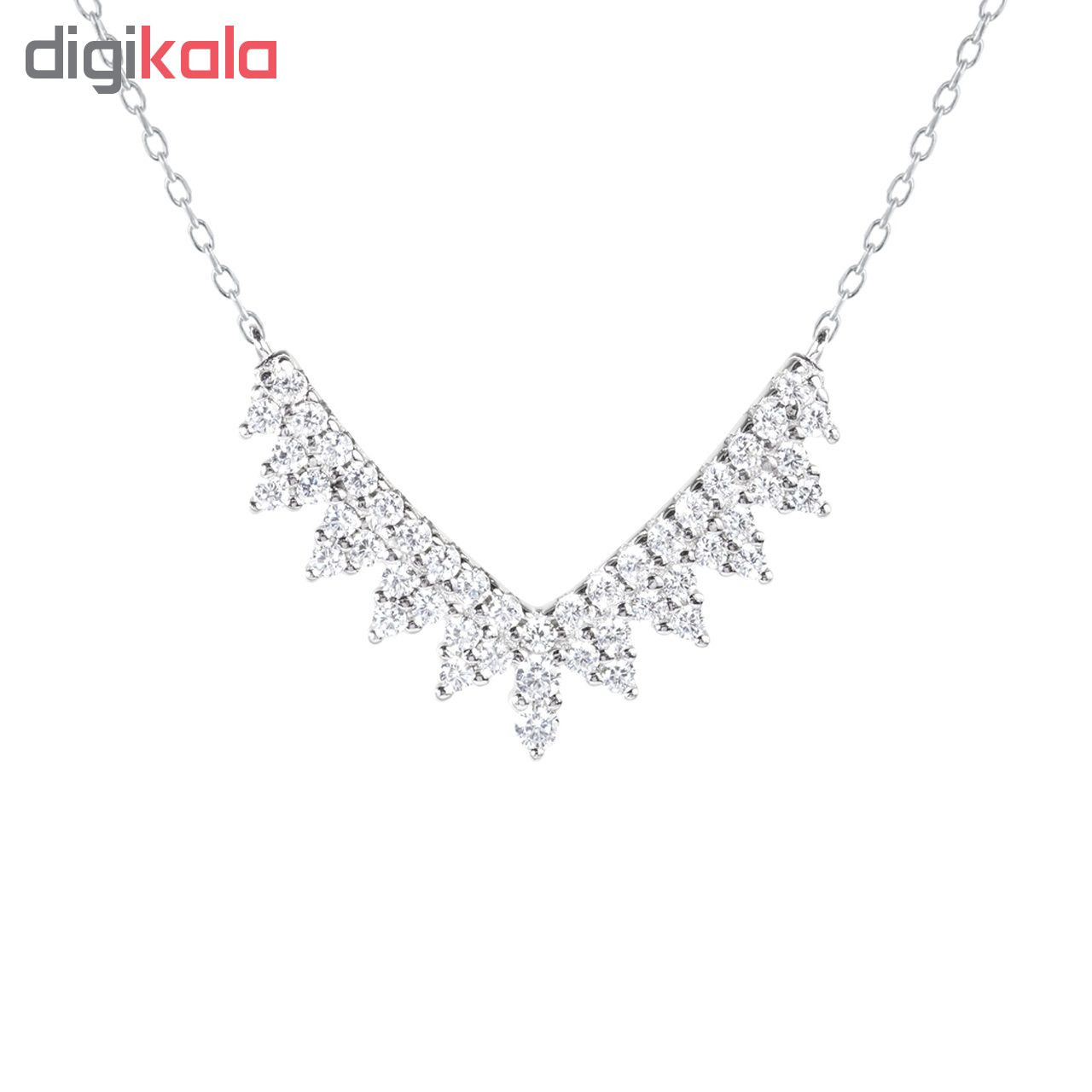 گردنبند نقره زنانه اقلیمه کد GN334