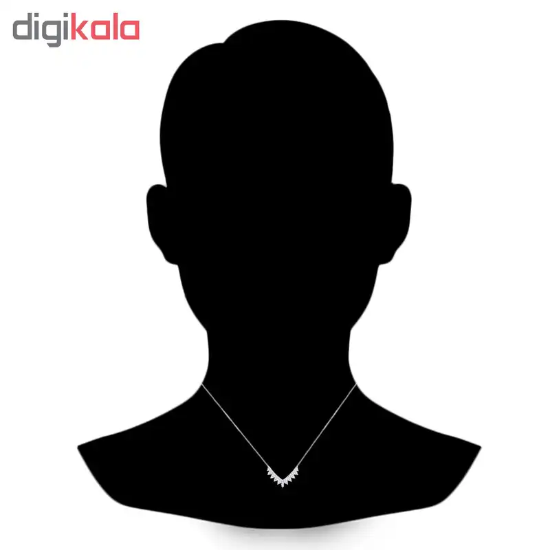گردنبند نقره زنانه اقلیمه کد GN334