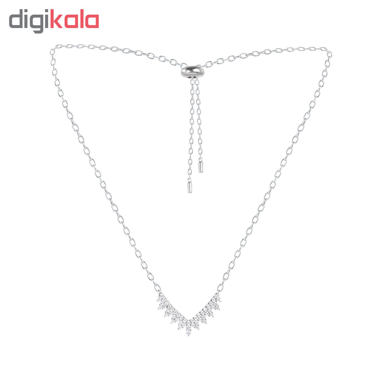 گردنبند نقره زنانه اقلیمه کد GN334