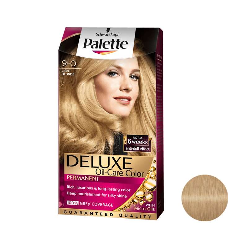 کیت رنگ مو پلت سری DELUXE شماره 0-9 حجم 50 میلی لیتر رنگ بلوند روشن کیت رنگ مو پلت سری DELUXE شماره 0-9 حجم 50 میلی لیتر رنگ بلوند روشن