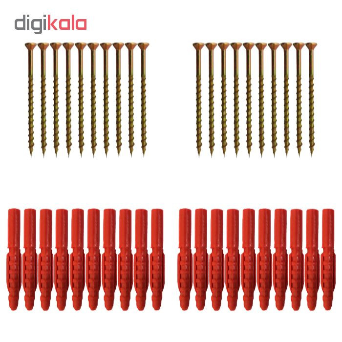 مجموعه 40 عددی پیچ و رولپلاک مدل BD 1003030.44