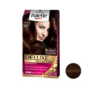 نقد و بررسی کیت رنگ مو پلت سری DELUXE شماره 65-4 حجم 50 میلی لیتر رنگ قهوه ای توسط خریداران