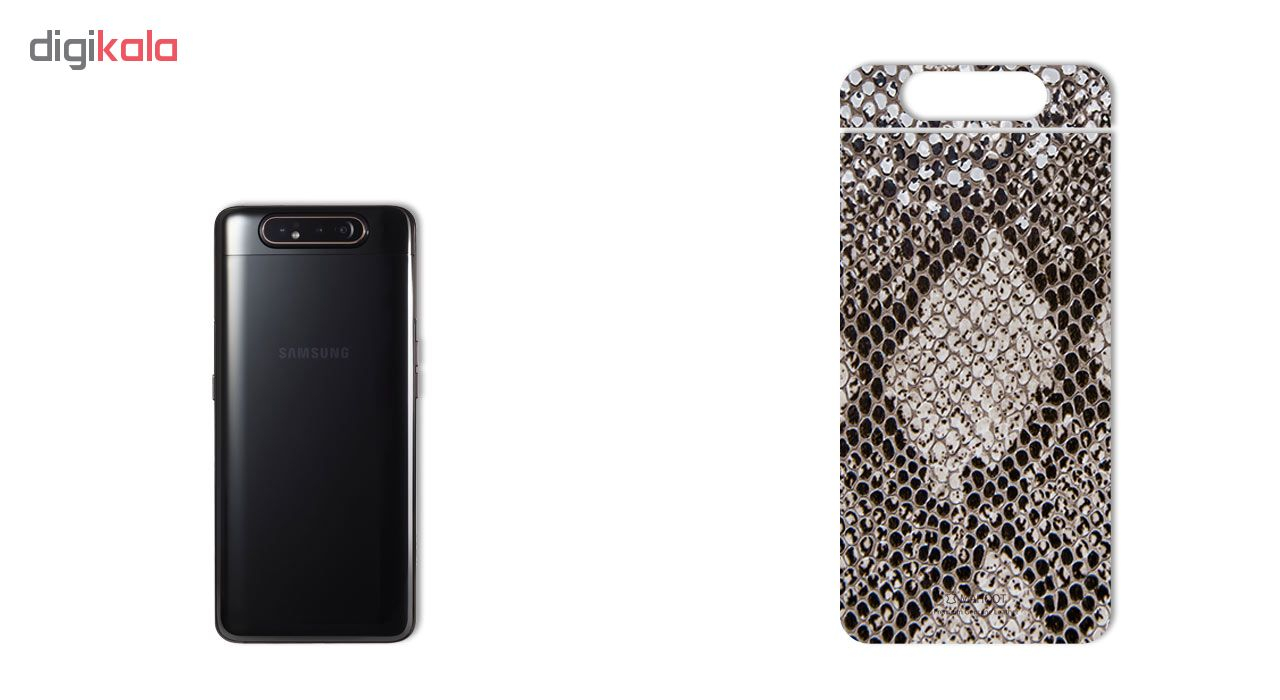 برچسب پوششی ماهوت مدل Cobra-Scale-Leather مناسب برای گوشی موبایل سامسونگ Galaxy A80