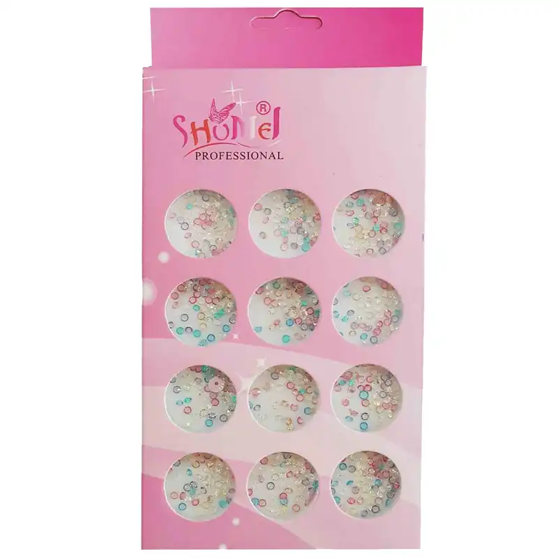 مجموعه نگین ناخن شامل مدل ND04