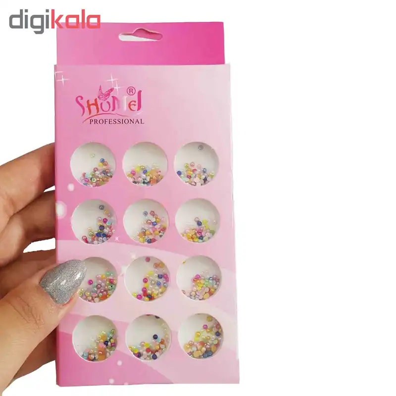 مجموعه نگین ناخن شامل مدل ND05