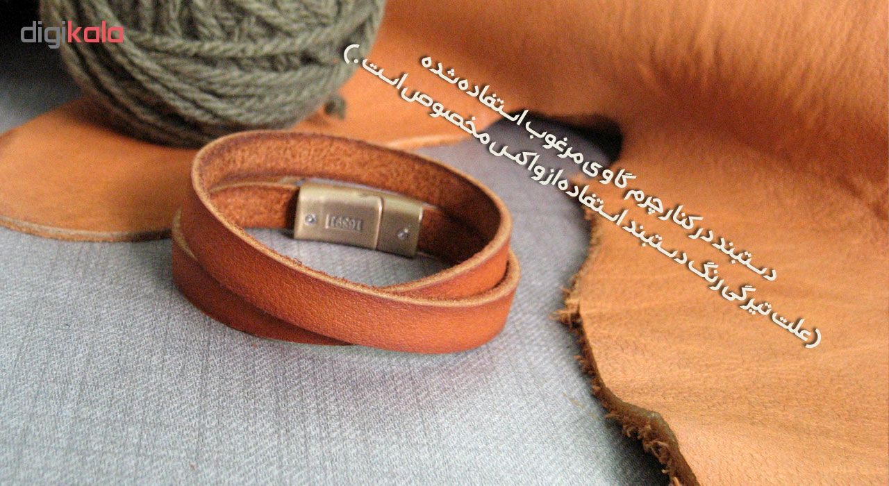 دستبند چرم دانوب مدل پرستو کد 003