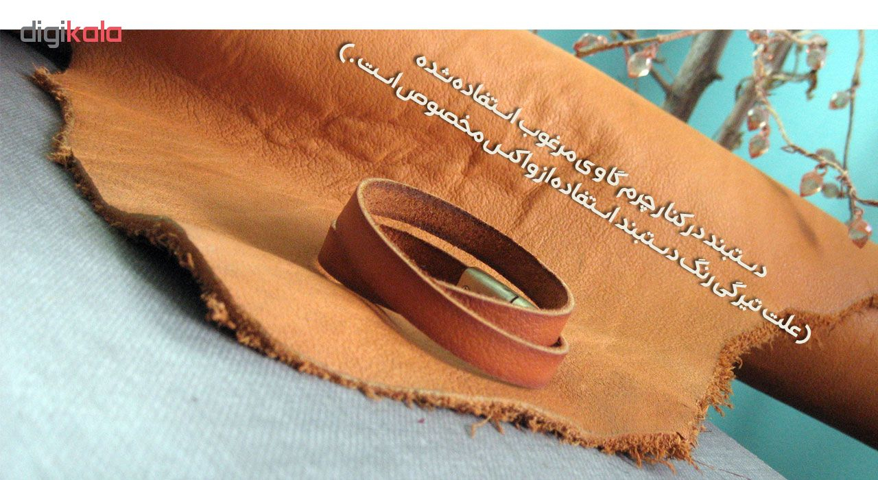 دستبند چرم دانوب مدل پرستو کد 003