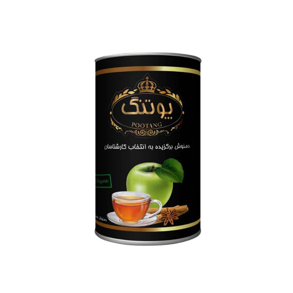 دمنوش گیاهی مخلوط سیب و دارچین پوتنگ مقدار 130 گرم