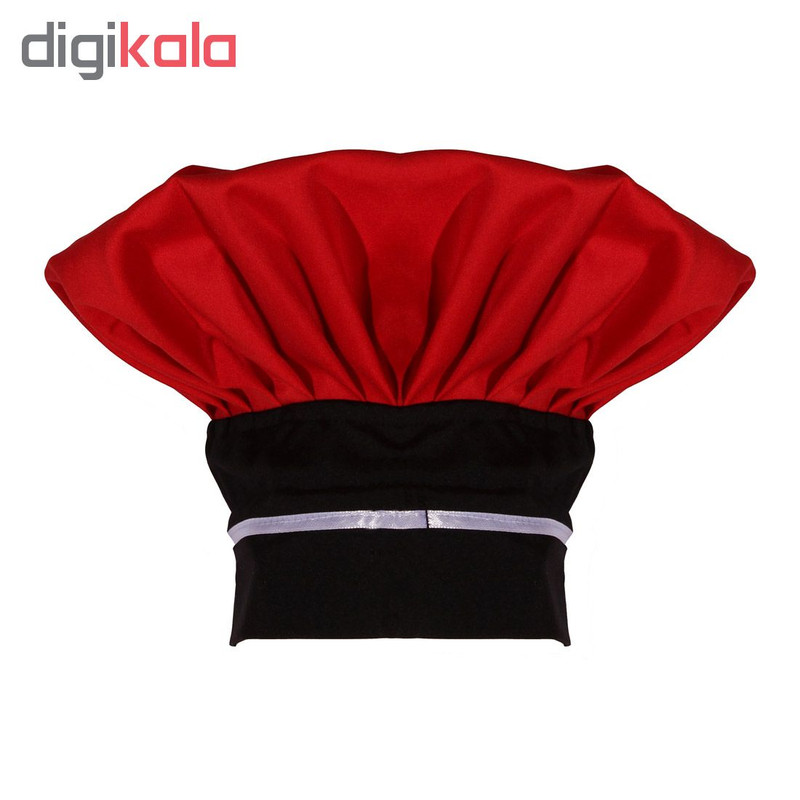 کلاه سر آشپز کد 05 رنگ قرمز