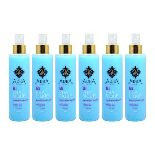 ماسک کراتینه دو فاز آدرا مدل Keratin حجم 200 میلی لیتر مجموعه 6 عددی