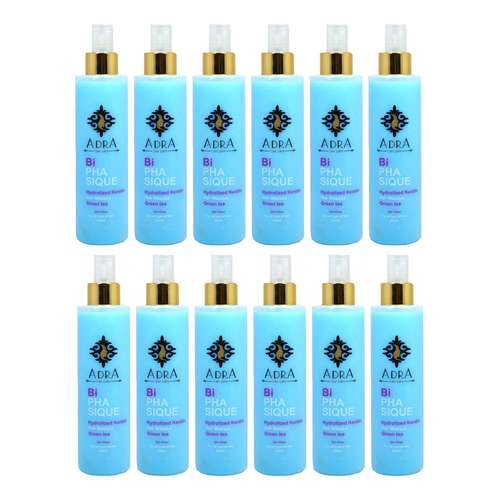 ماسک کراتینه دو فاز آدرا مدل Keratin حجم 200 میلی لیتر مجموعه 12 عددی