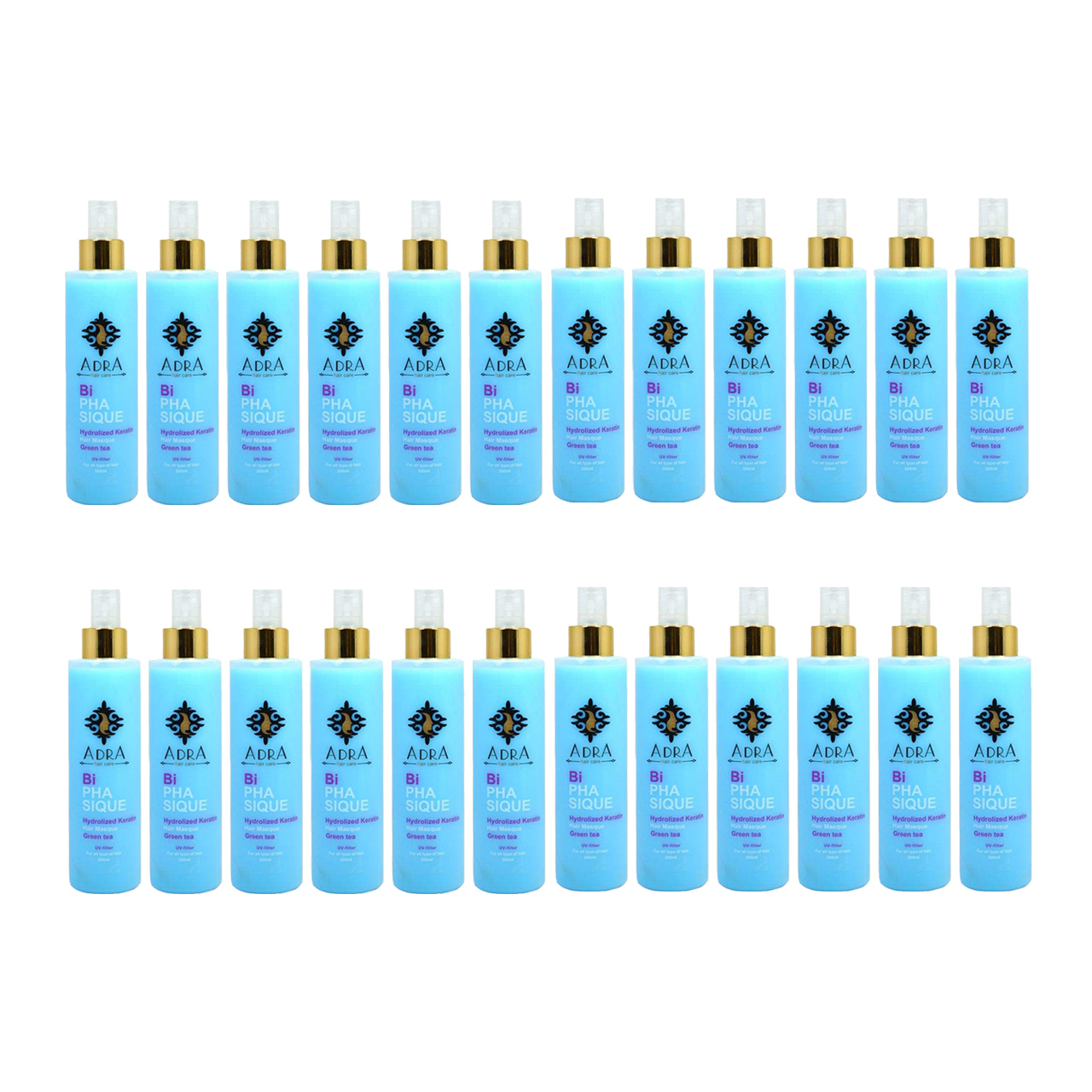 ماسک مو آدرا مدل Keratin حجم 200 میلی لیتر مجموعه 24 عددی
