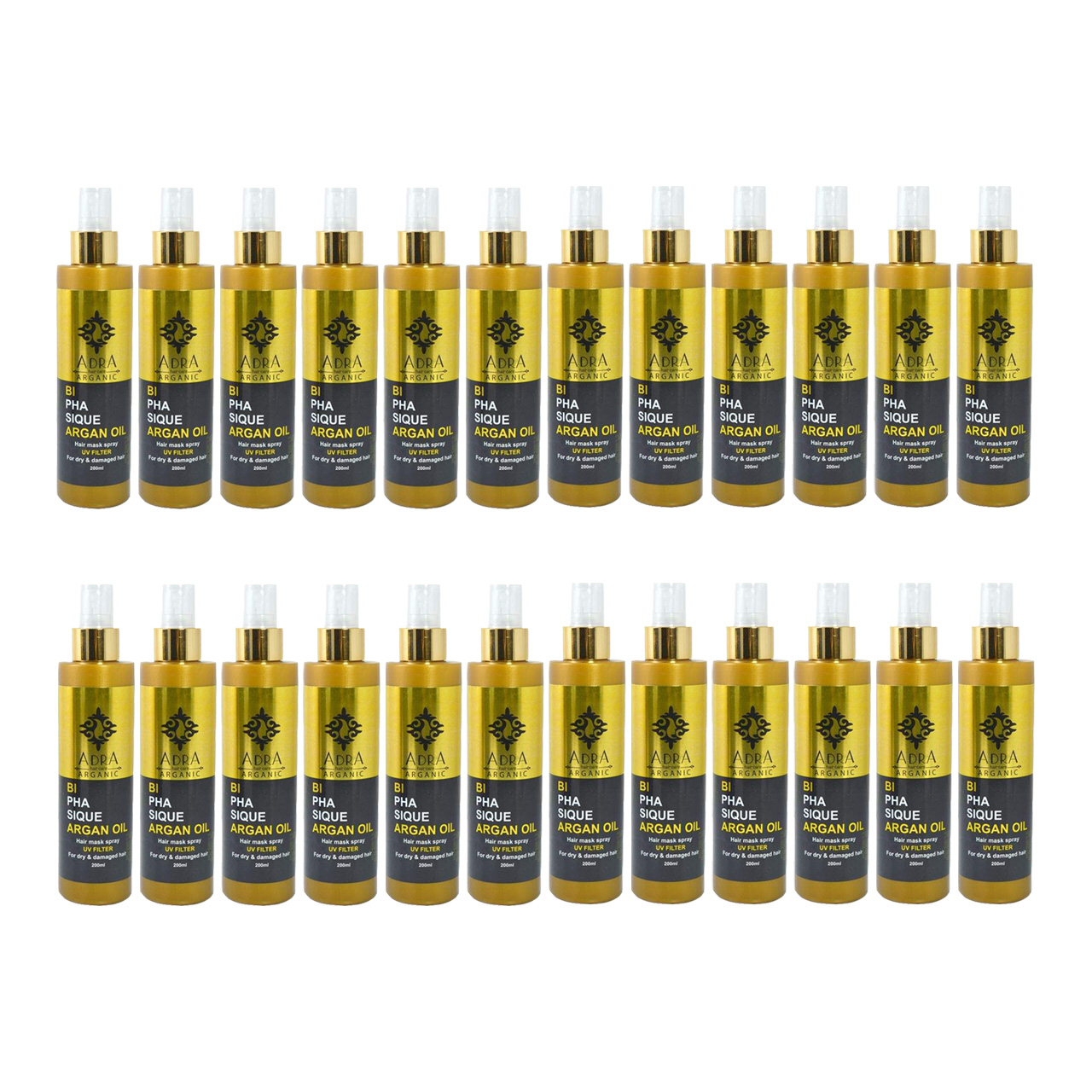 ماسک مو آدرا مدل Arganic حجم 200 میلی لیتر مجموعه 24 عددی