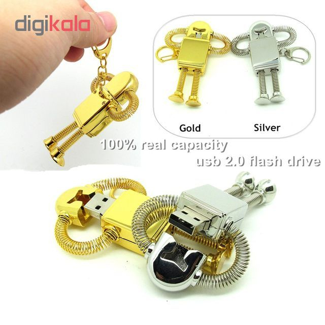 فلش مموری طرح آدم آهنی مدل UM-018 ظرفیت 32 گیگابایت