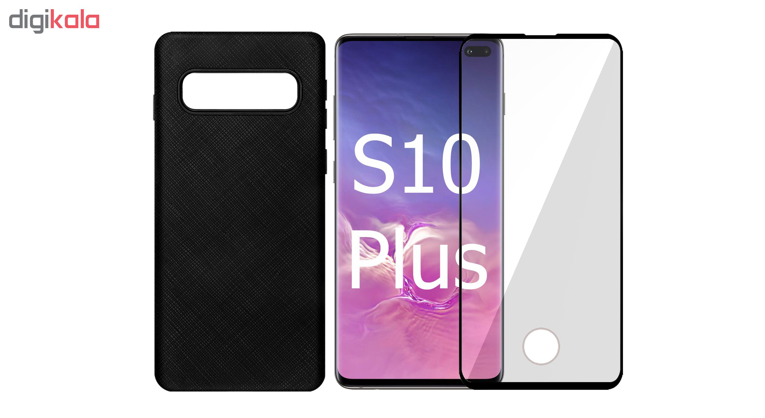 کاور سومگ مدل SC-i001 مناسب برای گوشی موبایل سامسونگ Galaxy S10 Plus به همراه محافظ صفحه نمایش