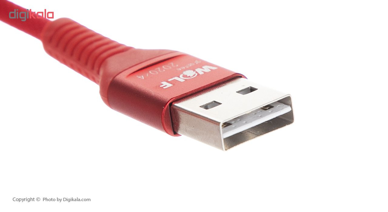 کابل تبدیل USB به USB-C ولف مدل Ds2.4 طول 1 متر