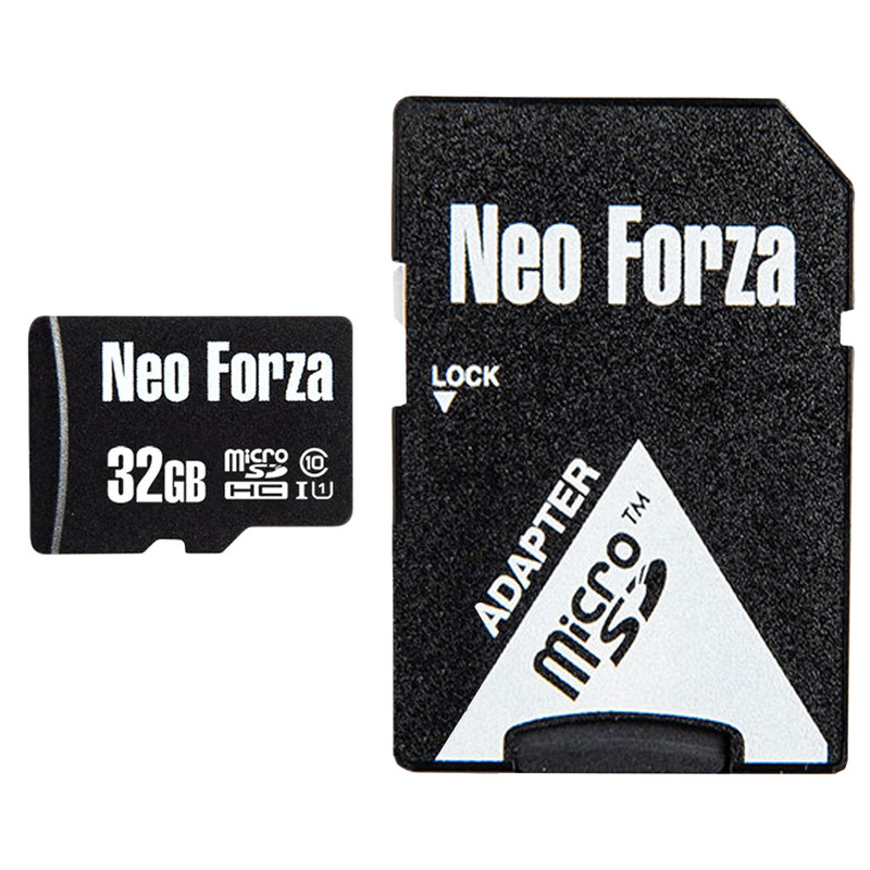 کارت حافظه microSDHC نئوفورزا کلاس 10 استاندارد UHS-I U1 سرعت 80MBps ظرفیت 32 گیگابایت به همراه آداپتور SD