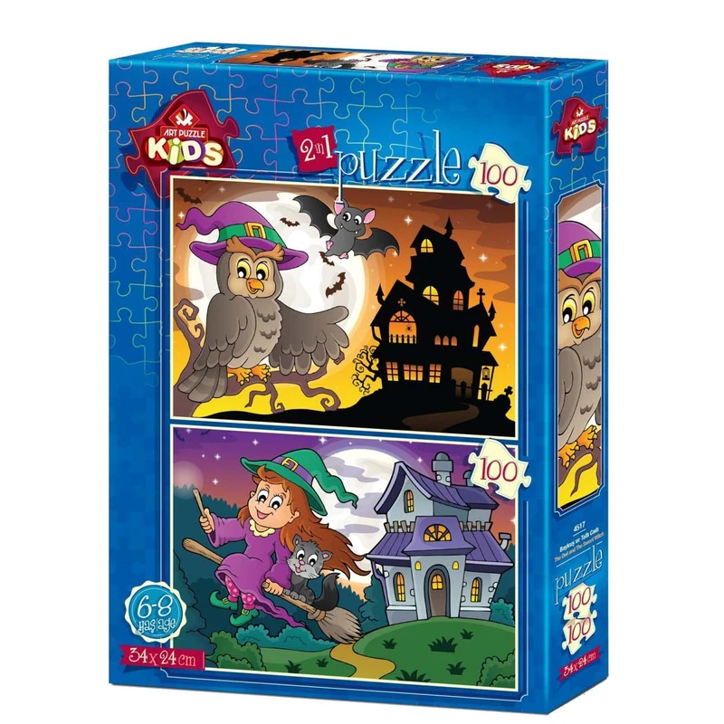 پازل 200 تكه آرت پازل طرح جاوگر شيرين و جغد كد 4517