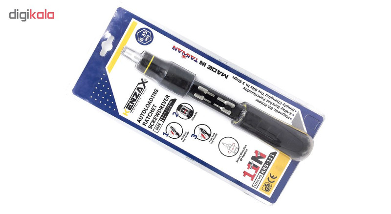 مجموعه 9 عددی سری پیچ گوشتی و پیچ گوشتی کنزاکس کد KRS-111