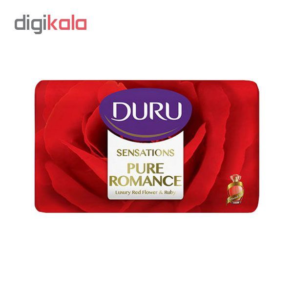 صابون شستشو دورو مدل PURE ROMANCE540 وزن 90 گرم بسته 6 عددی -  - 3