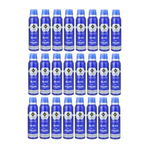 اسپری خوشبو کننده بدن مردانه  آدرا مدل  Bleu Challenge حجم 150 میلی لیتر مجموعه 24 عددی