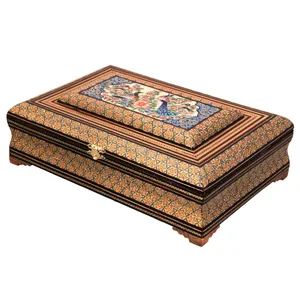 جعبه قرآن کریم خاتم کاری کد 2-70081