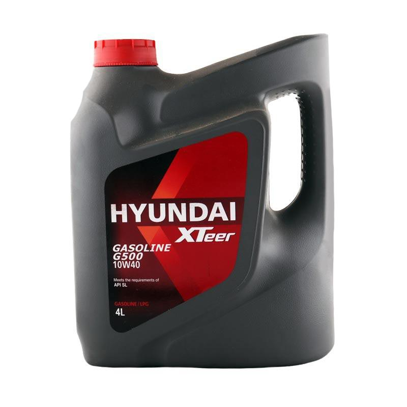 روغن موتور خودرو هیوندای اکس تیر G500 10W40 SL حجم 4000 میلی لیتر