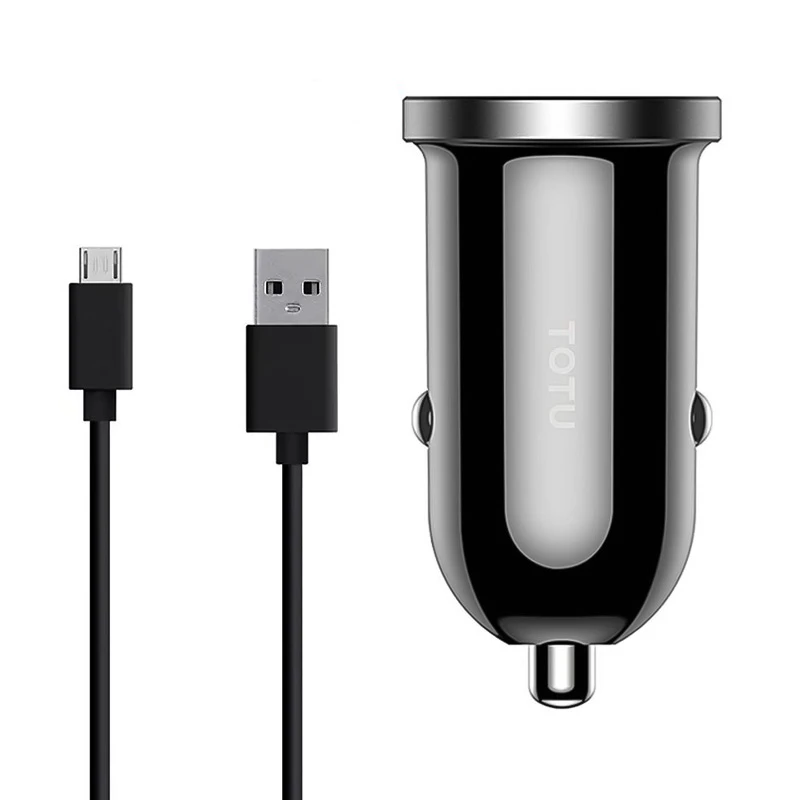 شارژر فندکی توتو مدل Jane به همراه کابل تبدیل microUSB