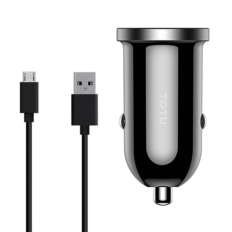 شارژر فندکی توتو مدل Jane به همراه کابل تبدیل microUSB