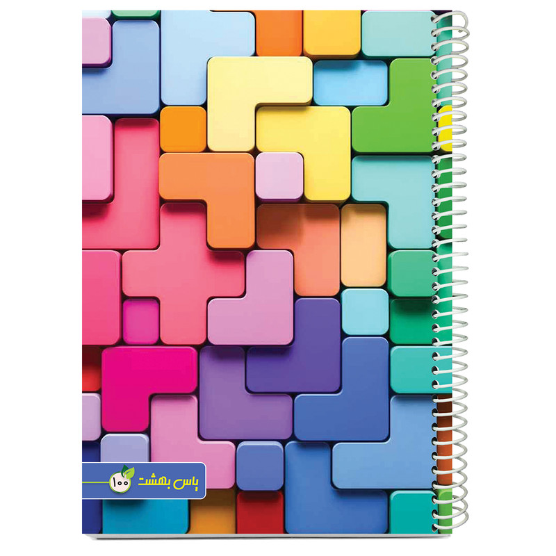 دفتر نقاشی 100 برگ یاس بهشت مدل روبیکا