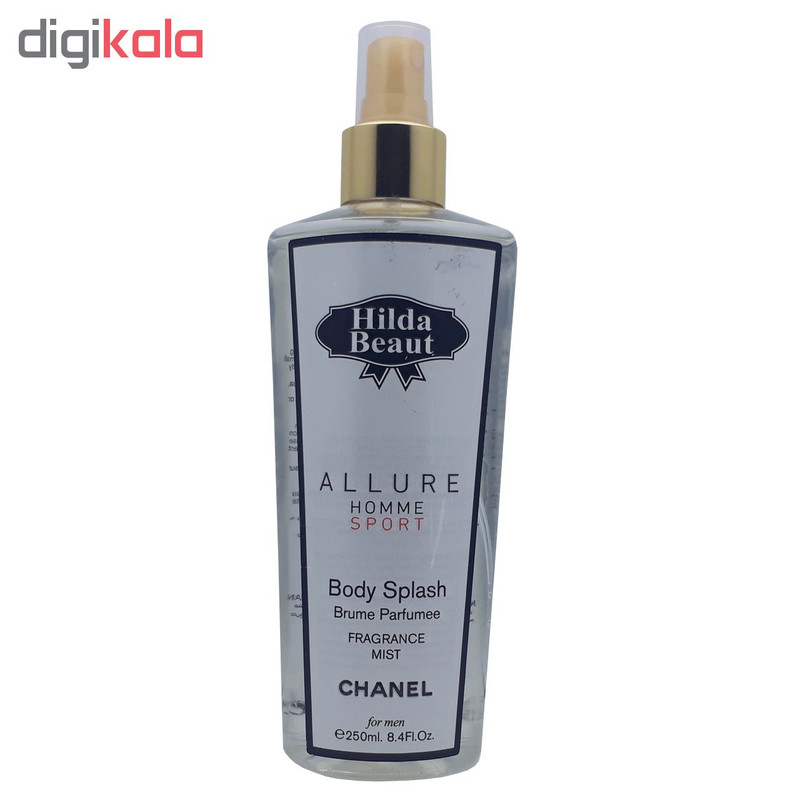بادی اسپلش مردانه هیلدابیوت مدل ALLURE HOMME SPORT حجم 250 میلی لیتر