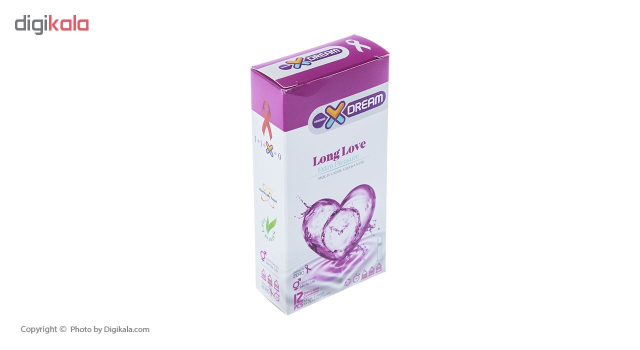 کاندوم ایکس دریم مدل Long Love بسته 12 عددی -  - 3