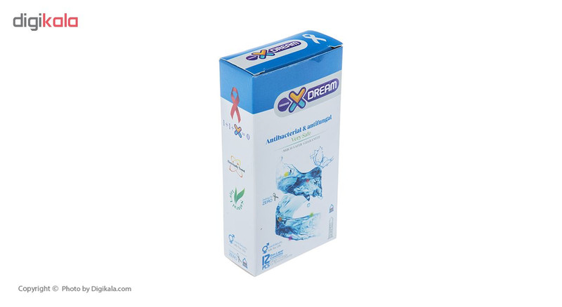 کاندوم ایکس دریم مدل Antibacterial And Antifungal بسته 12 عددی کاندوم ایکس دریم مدل Antibacterial And Antifungal بسته 12 عددی