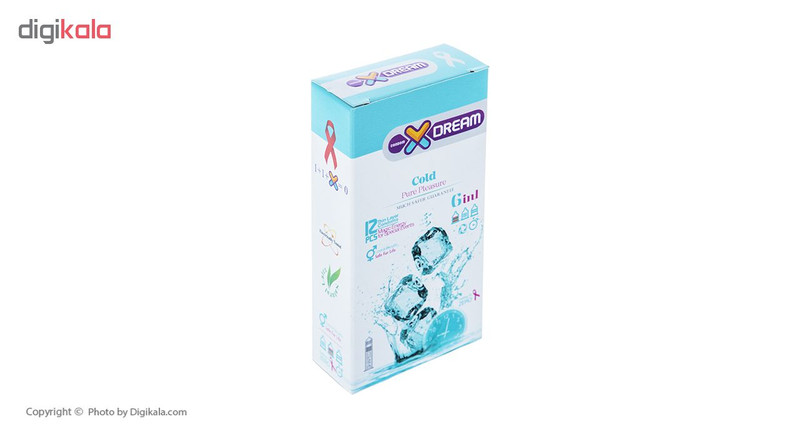 کاندوم ایکس دریم مدل Cold بسته 12 عددی