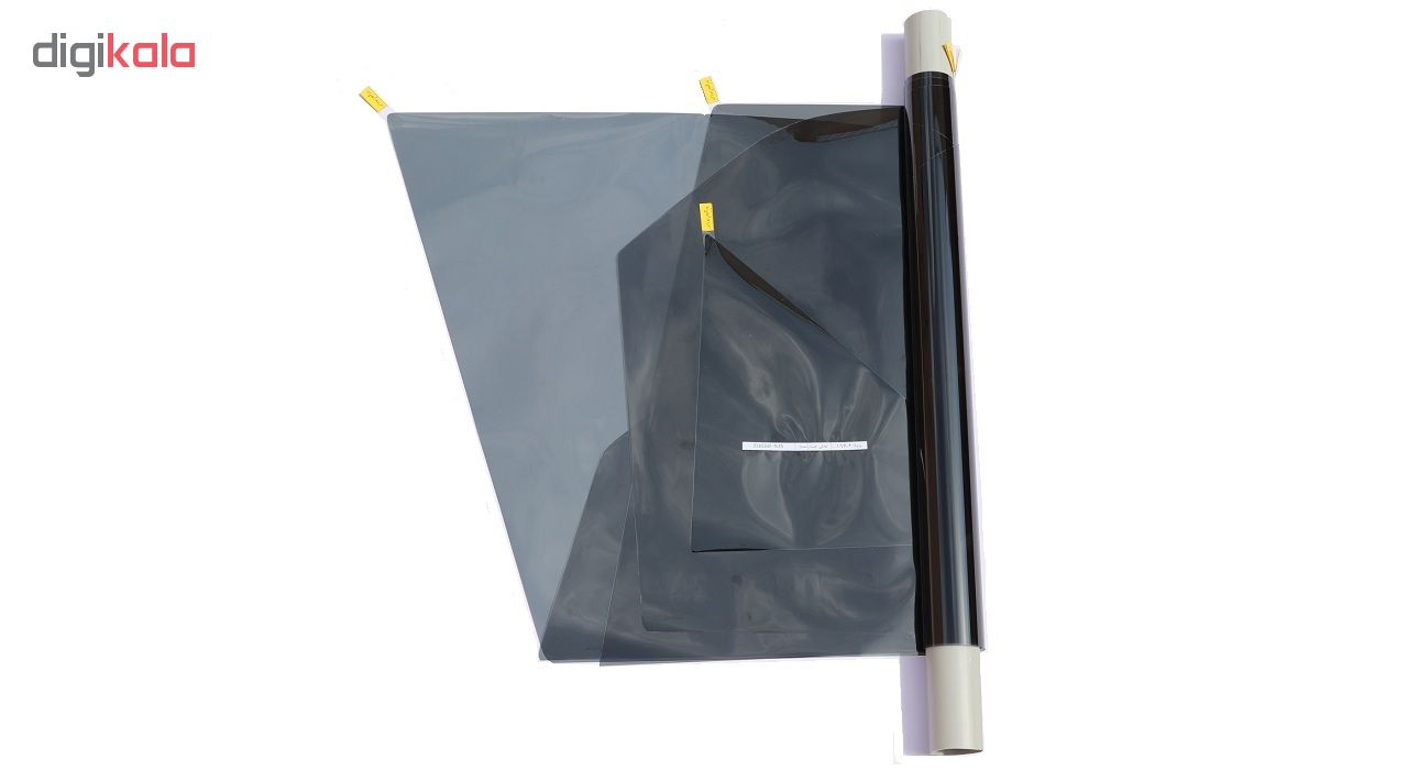 برچسب دودی شیشه خودرو مدل JC35 مناسب برای پراید 111  مجموعه 8 عددی