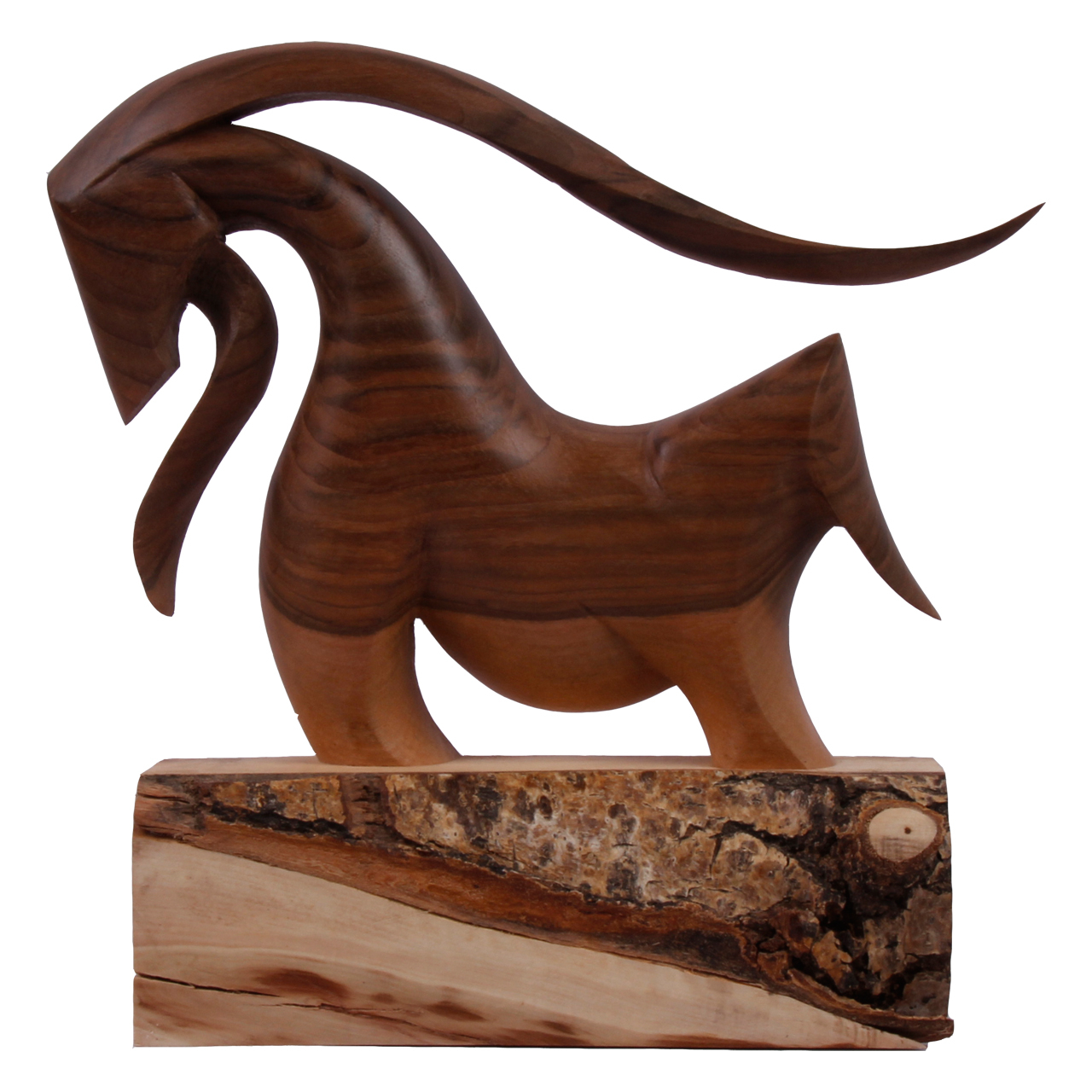 مجسمه طرح بز کوهی کد sowag-wa-040