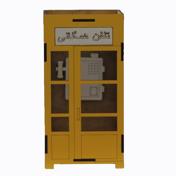 جامدادی رومیزی مدل باجه تلفن کد ck120