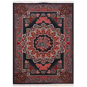 گلیم ماشینی دنیای فرش طرح ارکیده کد 461