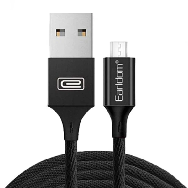 کابل تبدیل USB به microUSB ارلدام مدل EC-015M طول 1 متر