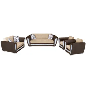 مبل راحتی هفت نفره چشمه نور کد MA-307-WT-BR-N