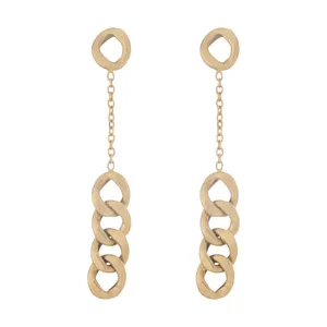 گوشواره طلا 18 عیار زنانه میو گلد مدل EG164