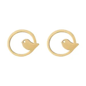گوشواره طلا 18 عیار زنانه میو گلد مدل EG169