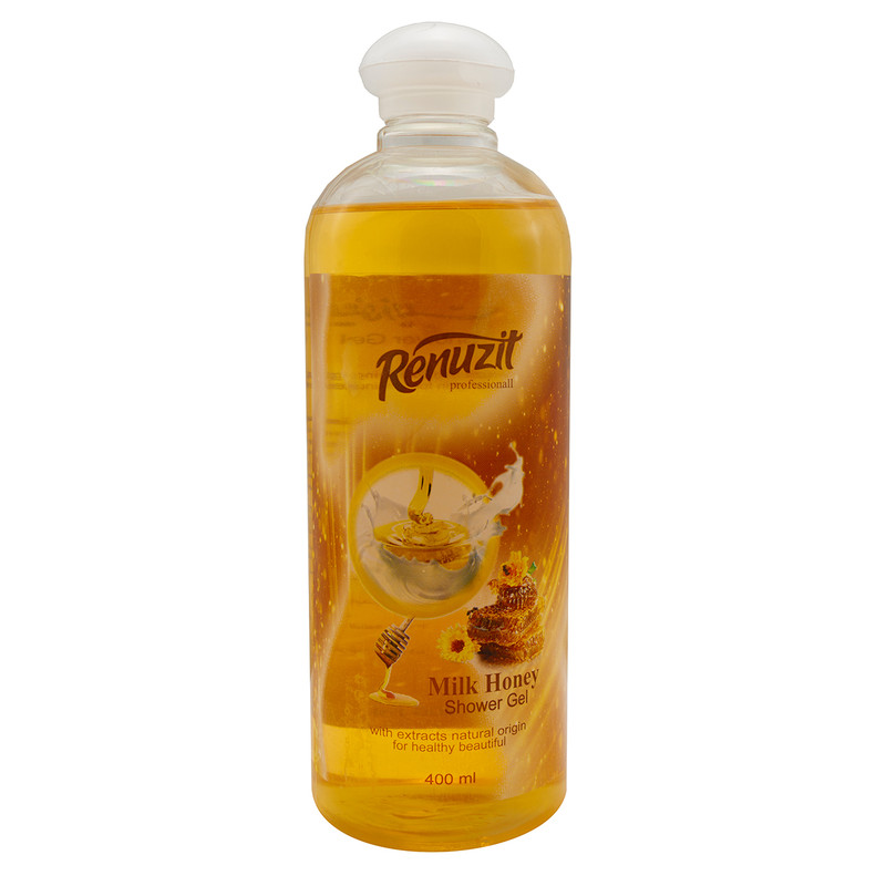 ژل شستشو رینو زیت مدل Milk Honey حجم 400 میلی لیتر