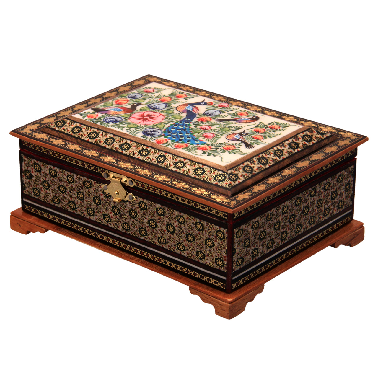 جعبه جواهرات خاتم کاری کد 10-70153